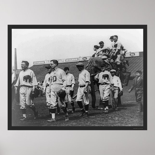 Poster Democrata Republicano Baseball 1926 (Frente)