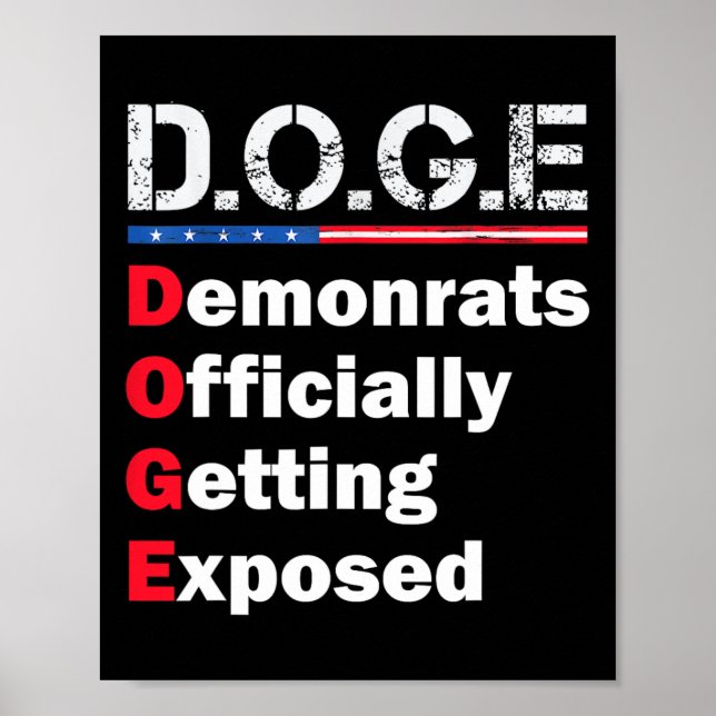 Poster Democrata sendo oficialmente exposto (Frente)