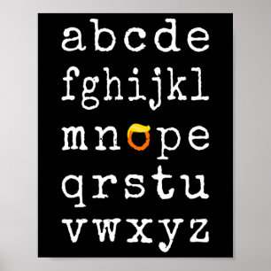 Poster Democratas Engraçados Wig Trump Eleições Anti-Trum