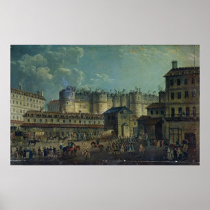 Poster Demolição do Bastille em 1789