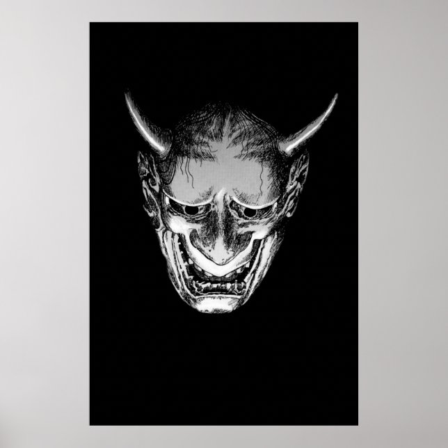 Poster Demon Oni Japonês (Frente)