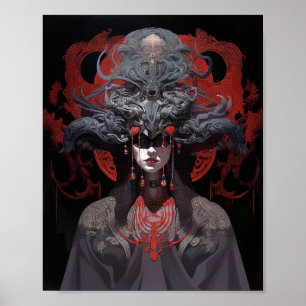 Poster Demon Queen Fantasy Art