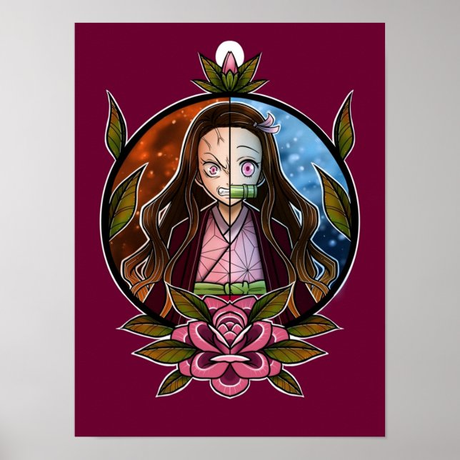 Poster Demon Slayer Nezuko (Frente)
