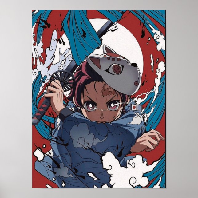 Poster Demon Slayer Tanjiro (Frente)