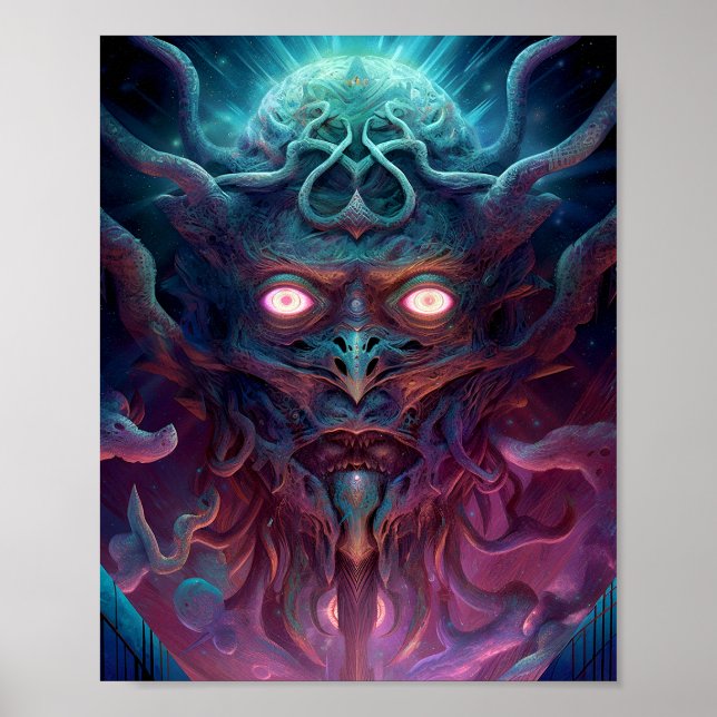 Poster Demon Surreal Dark Fantasy Art (Frente)