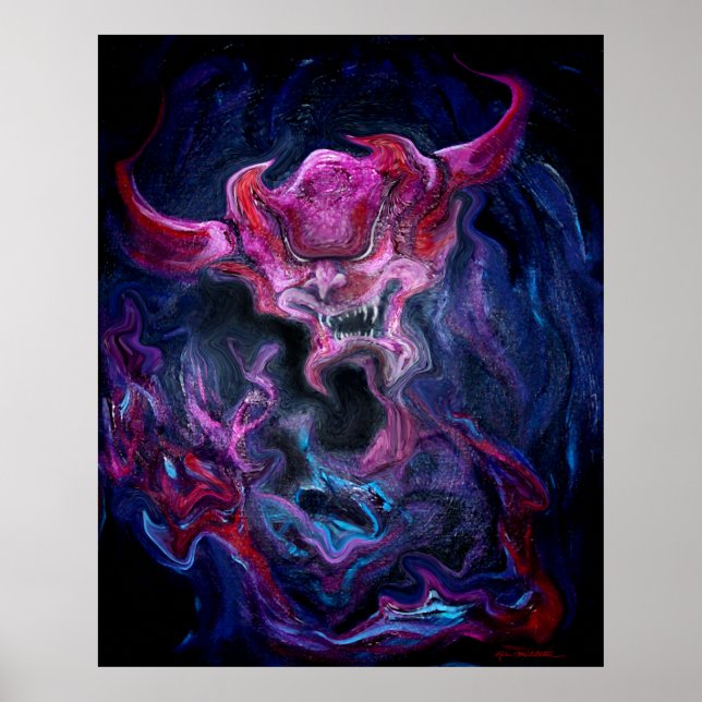 Póster Demônio (Frente)