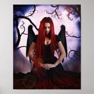 Poster Demônio Feminino Da Noite