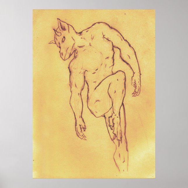 Poster Demônio Voador (Frente)