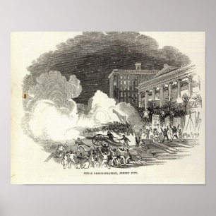 Póster Demonstration at Jersey City