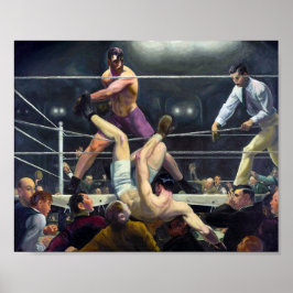 Poster Dempsey e Firpo | George Bellows |