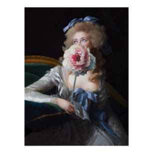 Póster Demura com Pequim Rosa