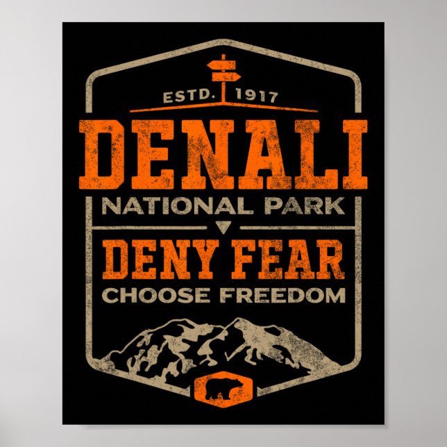Poster Denali Resistir  (Frente)