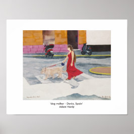 Poster Denia, Spain art