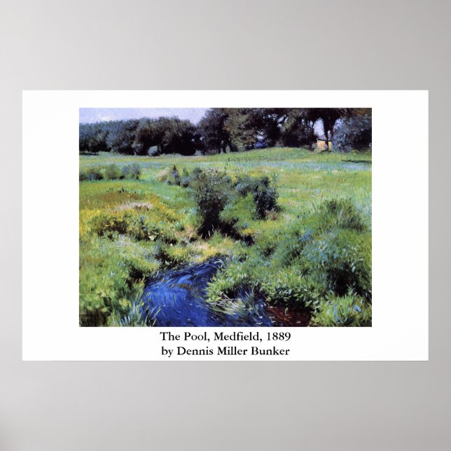 Poster Dennis Miller Bunker é a Piscina, Medfield (Frente)