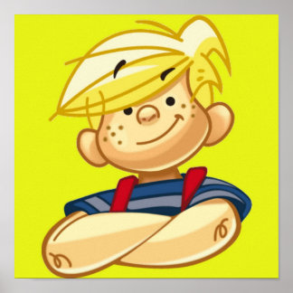 Poster Dennis, O Cartoon Menace