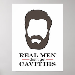 Poster Dental Homens Reais