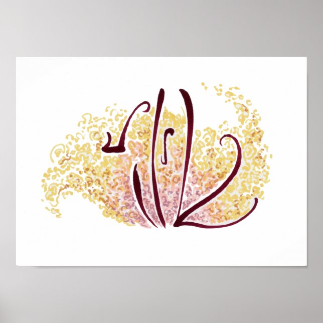 Póster Dentes - "Amor/unidade" (Frente)