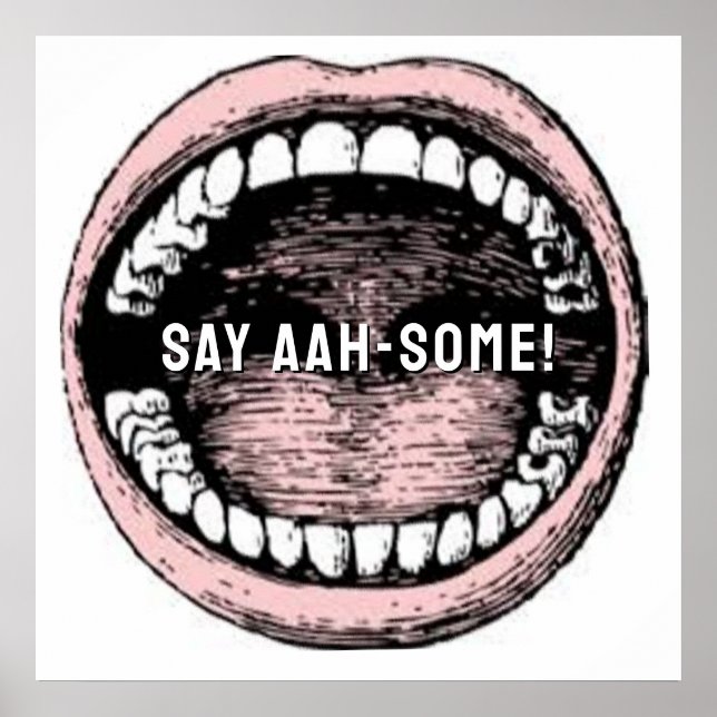 Poster Dentist Dental Humor (Frente)