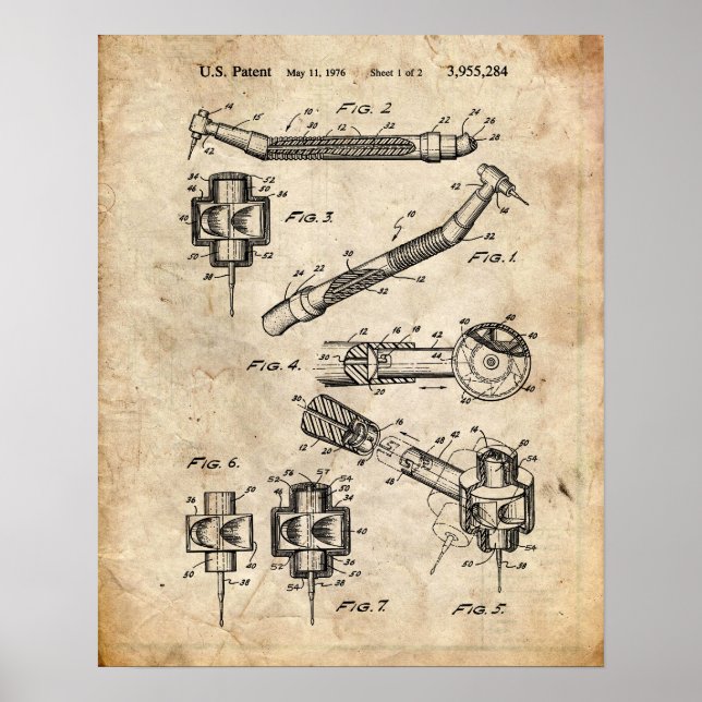 Poster Dentist Patent (Frente)
