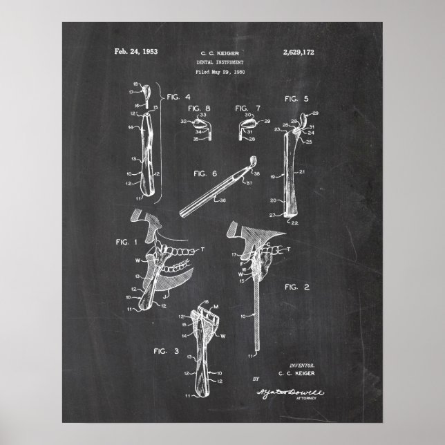 Poster Dentist Patent (Frente)