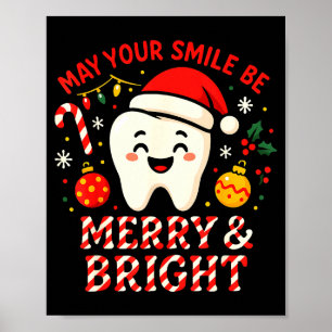 Poster Dentista Feliz Natal Que Seu Sorriso Seja Alegre A