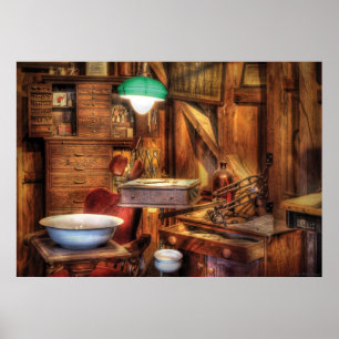 Poster Dentista - no escritório do dentista