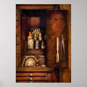 Póster Dentista - o armário dental