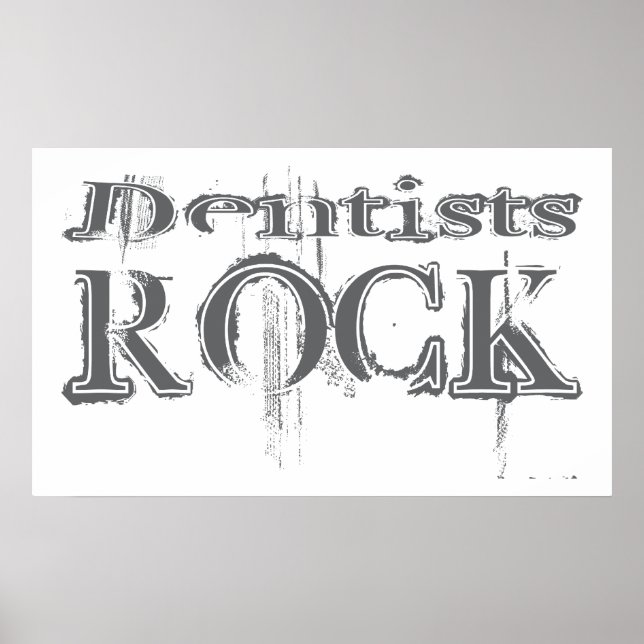 Poster Dentists Rock (Frente)