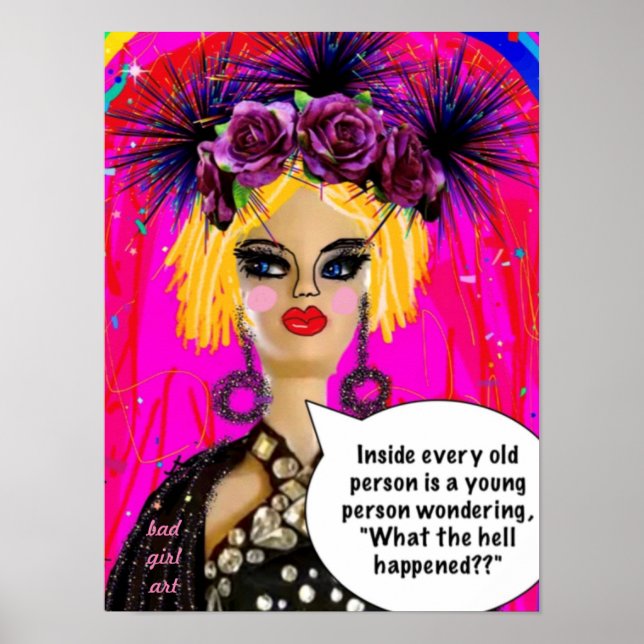 POSTER Dentro cada pessoa velha é uma pessoa mais  (Frente)