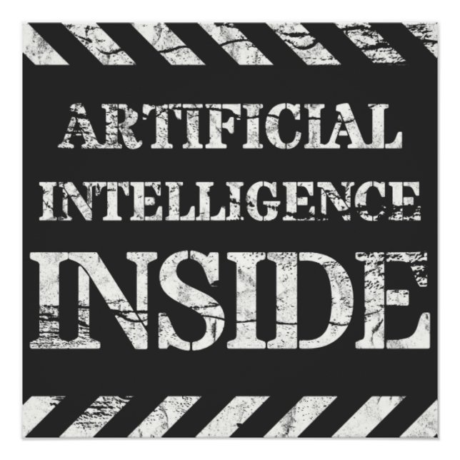 Póster Dentro de inteligência artificial (Frente)