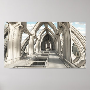 Poster Dentro de uma cidade futura