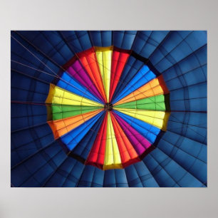 Poster dentro do balão de ar quente