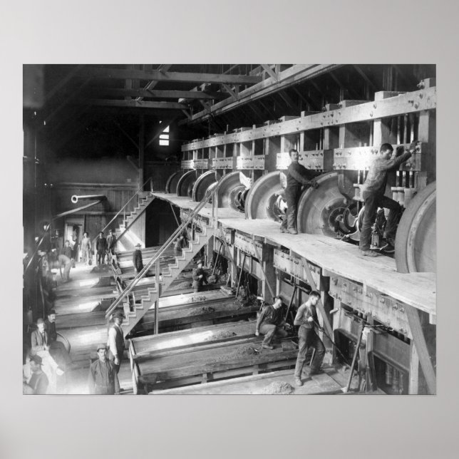 Póster Dentro do Carimbo Dourado Deadwood Terra (Frente)