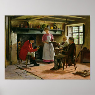 Poster Dentro do Lygon Arms, Broadway, 1896