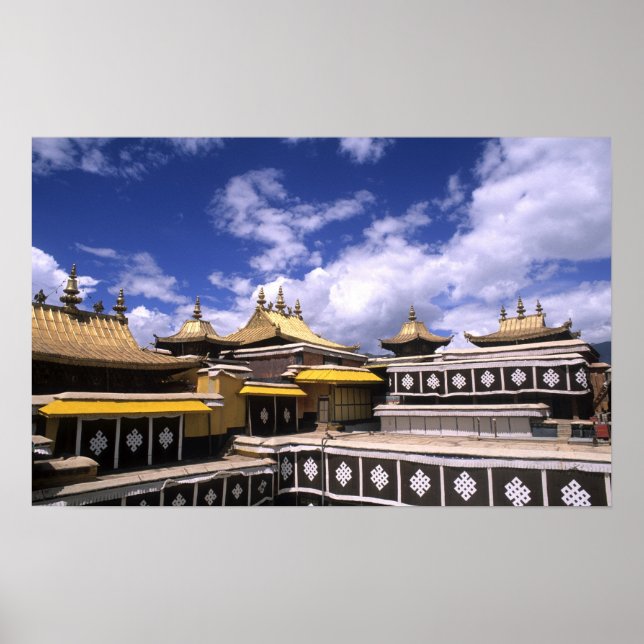 Póster Dentro do Palácio de Potala com maçãs em casa (Frente)