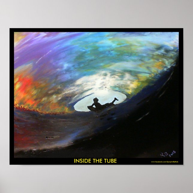 Poster Dentro do tubo (Frente)