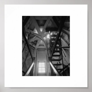 Poster dentro gurnet light house duxbury mães. saquish