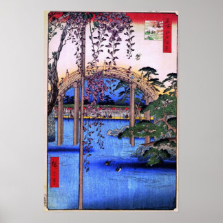 Póster Dentro Kameido Tenjin Shrine (亀 戸 天 神 境 内)