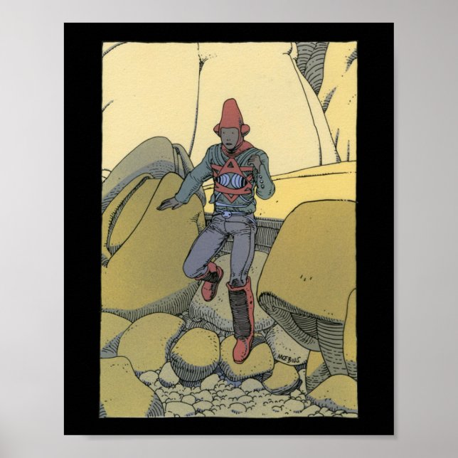 Poster Dentro Moebius Sticker (Frente)