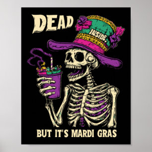 Poster Dentro morto Mas é um esqueleto engraçado de Mardi