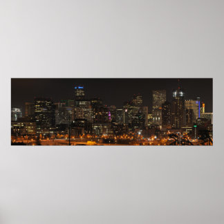 Póster Denver à noite... Dia das Bruxas!