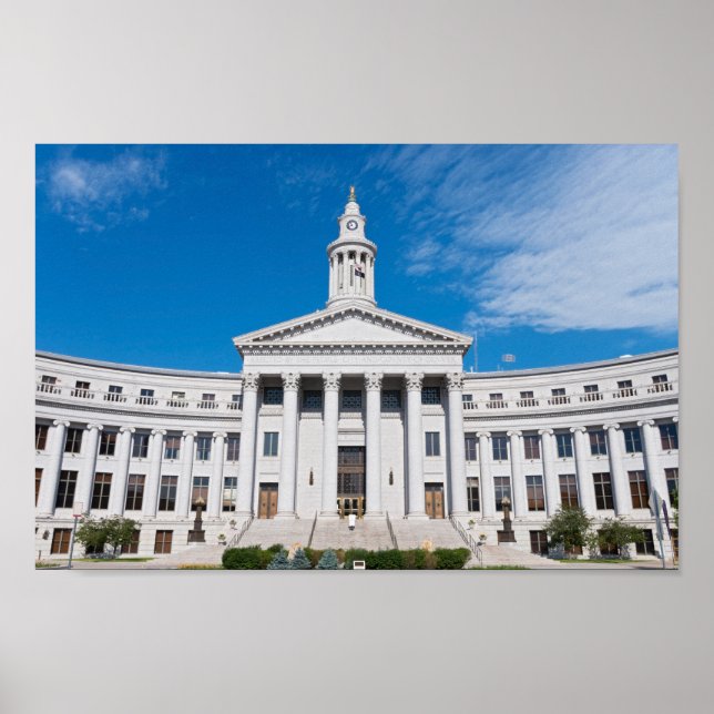 Póster Denver City e County Building Entrance (Frente)