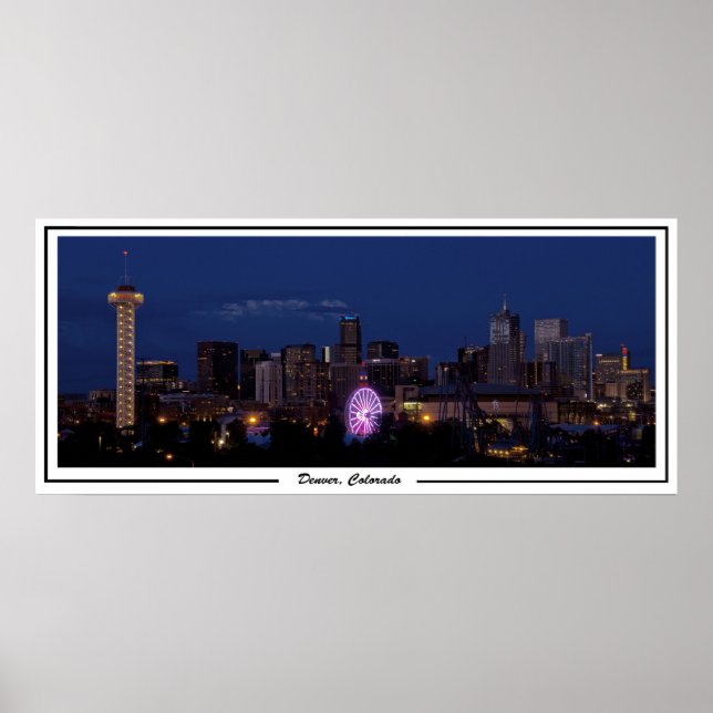 Póster Denver, Colorado (Frente)