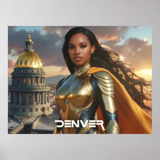 POSTER DENVER - COLORADO (Frente)