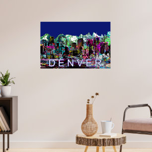Póster Denver no grafite