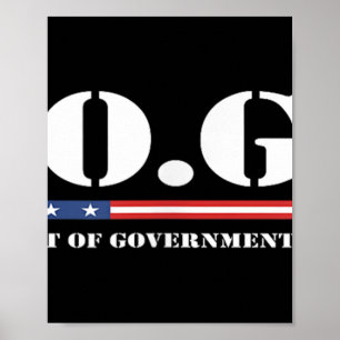 Poster Departamento D.o.g.e. De Eficiência Governamental