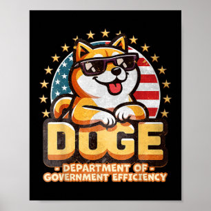 Poster Departamento De Eficiência Governamental D.o.g.e. 