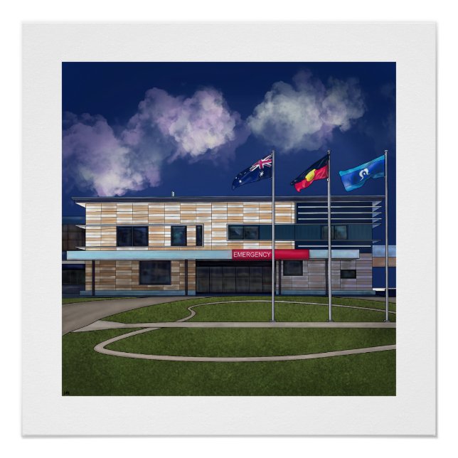 Póster Departamento de emergência (Frente)