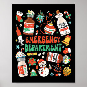 Poster Departamento De Emergência Enfermeira De Natal Er 