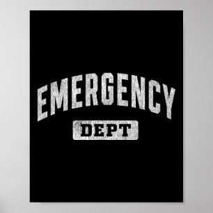 Poster Departamento De Emergência Er Médico Enfermeiro Mé
